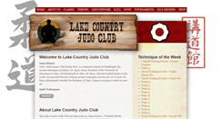 Desktop Screenshot of lakecountryjudo.com
